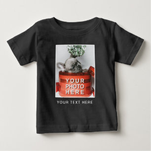 T-shirt Pour Bébé Créez votre propre photo et votre propre texte per