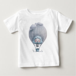 T-shirt Pour Bébé Créez votre propre vol en montgolfière adorable et
