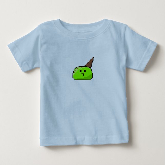 T-shirt Pour Bébé Crème glacée mince (Devant)