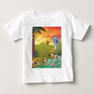 T-shirt Pour Bébé Crépuscule au trou d'eau
