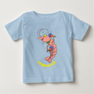 Hauts T Shirts Crevette Pour Bebes Zazzle Fr