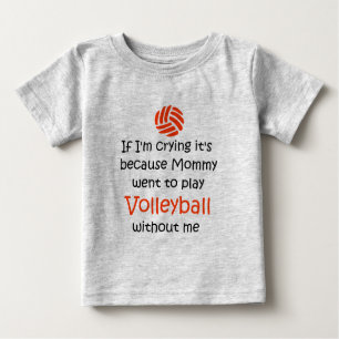 T-shirt Pour Bébé Cri de VolleyChick VolleyBaby