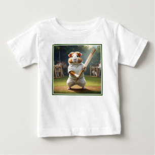 T-shirt Pour Bébé Cricket Craze : Le Big Match Des Cochons De Guinée