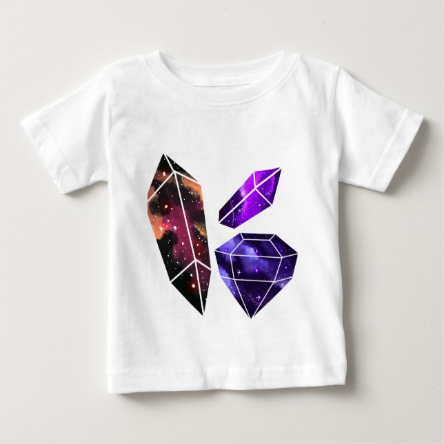 T-shirt Pour Bébé Cristaux de l'espace Bodysuit bébé (Devant)