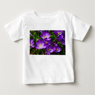 T-shirt Pour Bébé Crocus Lilac
