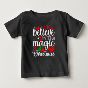 T-shirt Pour Bébé Croire à la magie de Noël-84604