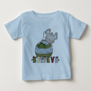 T-shirt Pour Bébé Croire Mouse Ornament Joli Noël de Noël