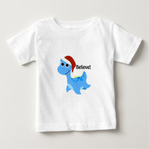 T-shirt Pour Bébé Crois ! Père Noël Nessie