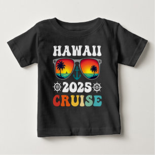 T-shirt Pour Bébé Croisière à Hawaï 2025 Voyage de vacances en famil