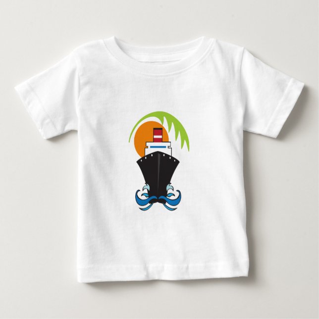 T-SHIRT POUR BÉBÉ CROISIÈRE DES CARAÏBES (Devant)