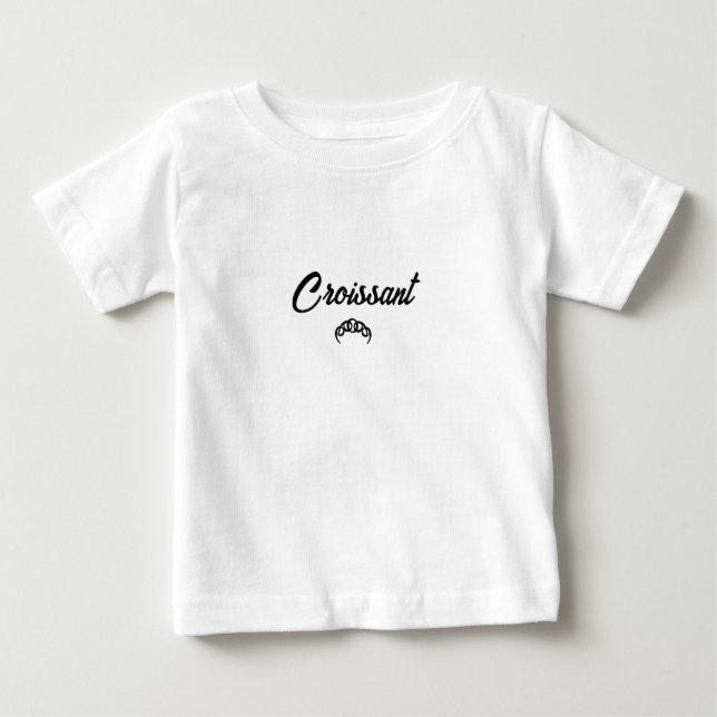 T-shirt Pour Bébé Croissant One-zee (Devant)