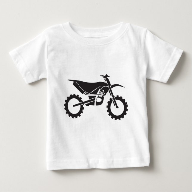 T-shirt Pour Bébé Croix de Moto (Devant)