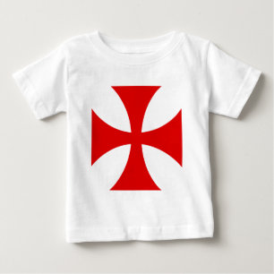 T-shirt Pour Bébé Croix des chevaliers Templar