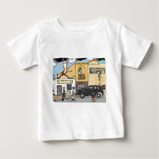 T-shirt Pour Bébé Croquis de bande dessinée de la taverne du Texas