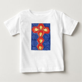 T-shirt Pour Bébé Cross Motif Toddler's Ruffle Tee