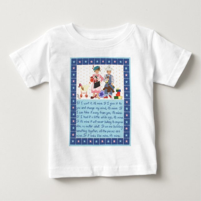 T-shirt Pour Bébé Croyance d'enfants en bas âge (Devant)