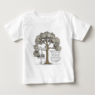 T-SHIRT POUR BÉBÉ CROYEZ VIVRE