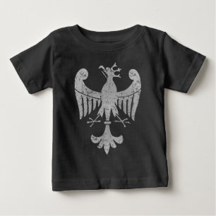 T-shirt Pour Bébé Cru Eagle polonais