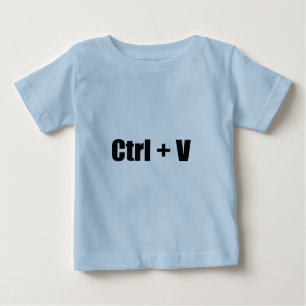 T-SHIRT POUR BÉBÉ CTRL + V