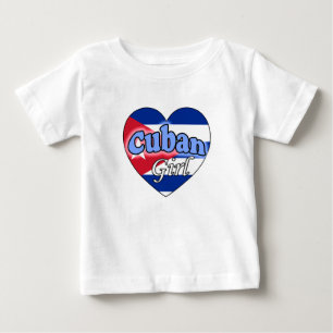 T-shirt Pour Bébé Cuban Girl