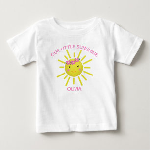 T-shirt Pour Bébé Cuisine Notre Petit Soleil Anniversaire