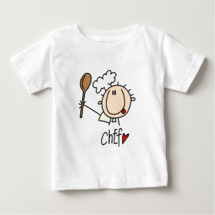 T-shirt Pour Bébé Cuisinier masculin