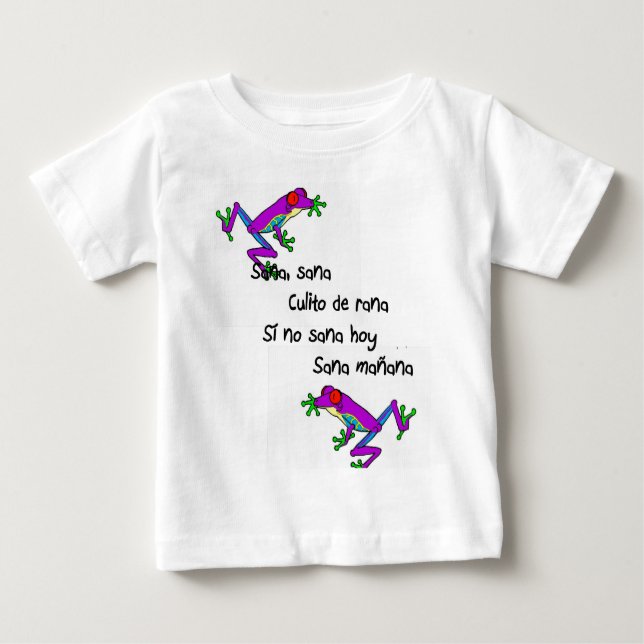 T-shirt Pour Bébé Culito de rana (Devant)