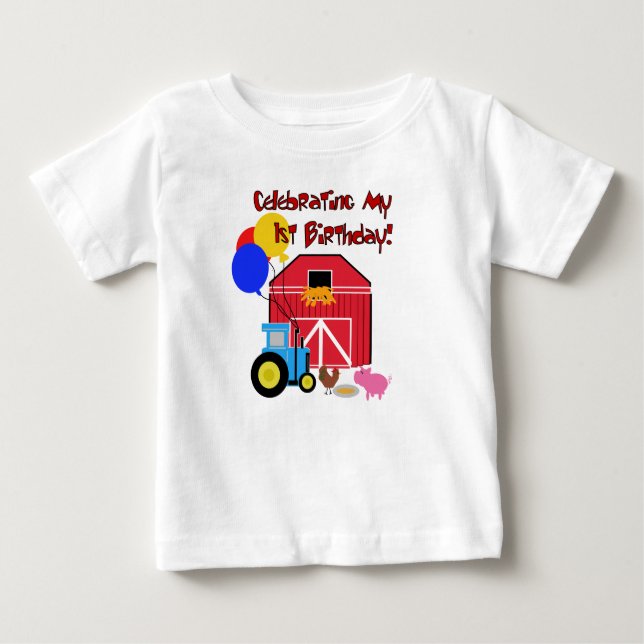 T-shirt Pour Bébé Cultivez le ęr anniversaire (Devant)