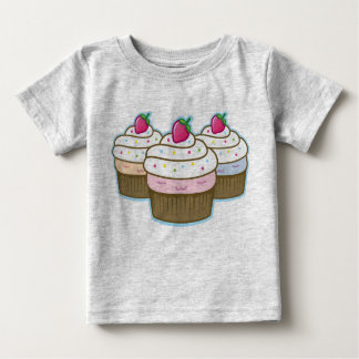 T-shirt Pour Bébé cupcake
