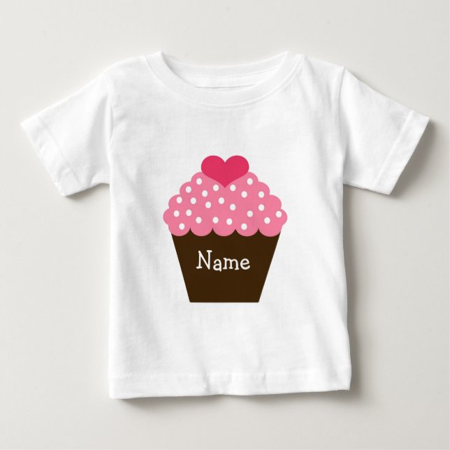 T-shirt Pour Bébé Cupcake Love BABY Tee (Devant)