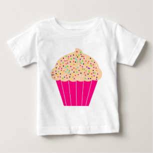 T-shirt Pour Bébé Cupcake rose aux arômes