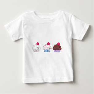 T-shirt Pour Bébé Cupcakes