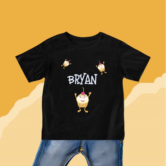 T-shirt Pour Bébé cupcakes amusants (Créateur téléchargé)