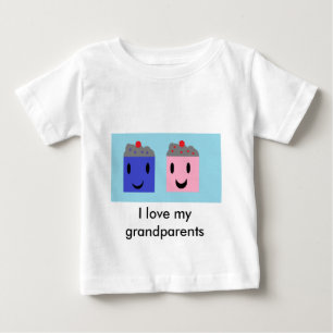 T-shirt Pour Bébé Cupcakes grand-parent