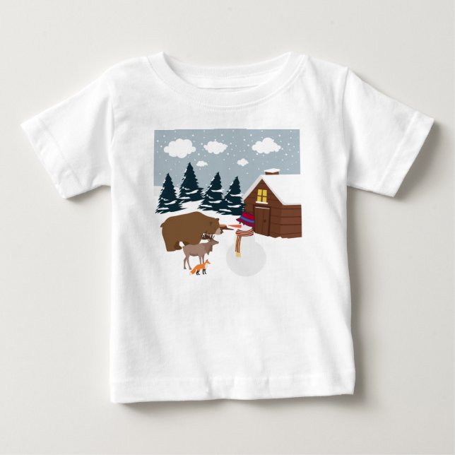 T-shirt Pour Bébé curiosité (Devant)