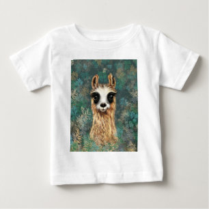 T-shirt Pour Bébé Curious Baby Llama
