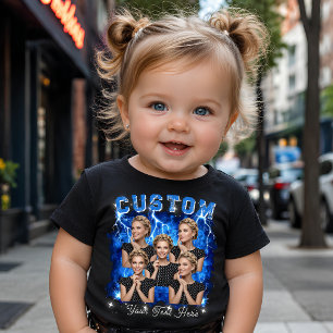 T-shirt Pour Bébé Custom Photo 90's Bootleg Rap