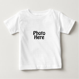 T-shirt Pour Bébé Customisé Avec Votre Photo Favorite