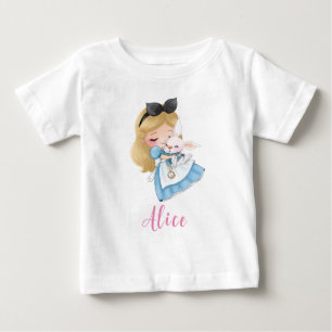 T-shirt Pour Bébé Cute Alice au pays des merveilles