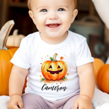 Cute aquarelle Jack-o'-lantern Halloween