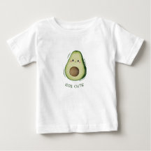 Cute Avocado Baby 100% Mignonne Typographie