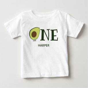 T-shirt Pour Bébé Cute Avocado Un Nom