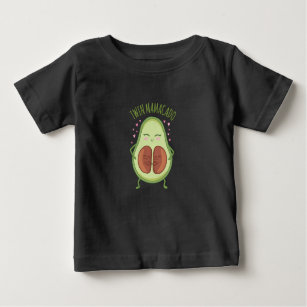 T-shirt Pour Bébé Cute Avocado Young maman