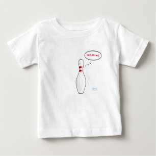 T-shirt Pour Bébé Cute Baby Bowler Spare Me Bowling Team Mascot