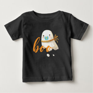 T-shirt Pour Bébé Cute Baby Ghost Pacifier Écharpe Boo