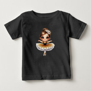 T-shirt Pour Bébé Cute Ballerina