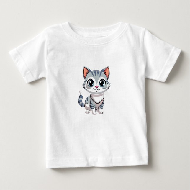 T-shirt Pour Bébé Cute Cats & Kittens - Adorable Feline Companions (Devant)