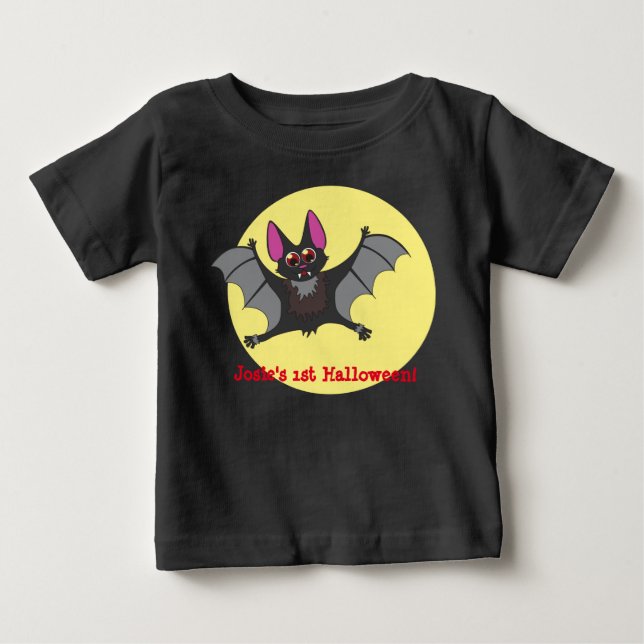 T-shirt Pour Bébé Cute chauve-souris vampire (Devant)