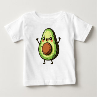 T-shirt Pour Bébé Cute Chibi Avocado
