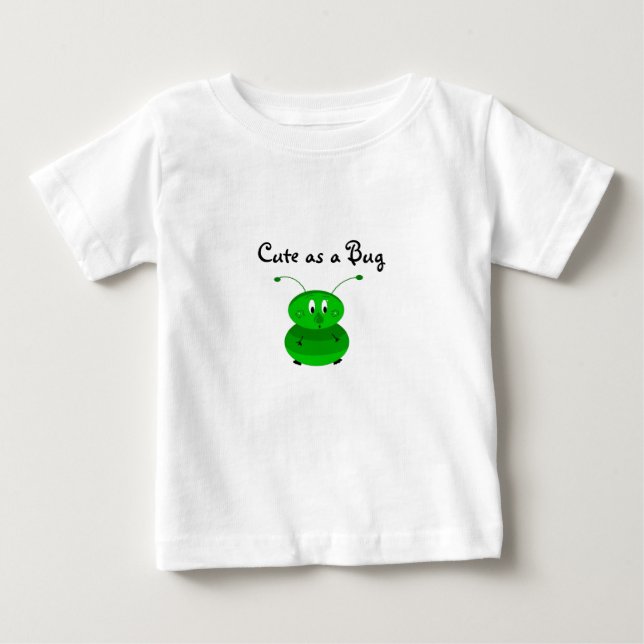 T-shirt Pour Bébé Cute comme un bug (Devant)